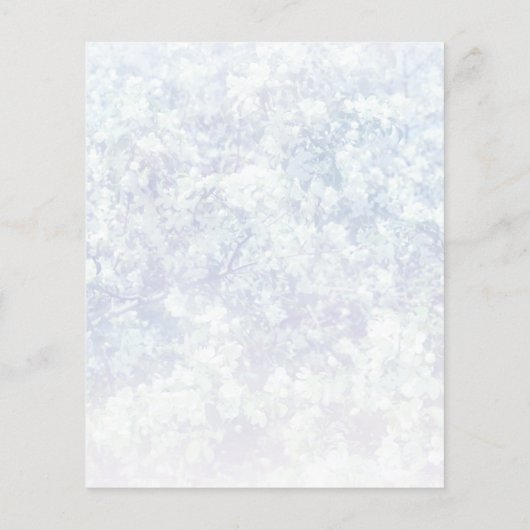 Hintergrundvorlage für leichte florale Textur Flyer (Hinten)