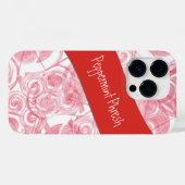 Hintergrundvorlage für Red Spiral Case-Mate iPhone Hülle (Rückseite (Horizontal))