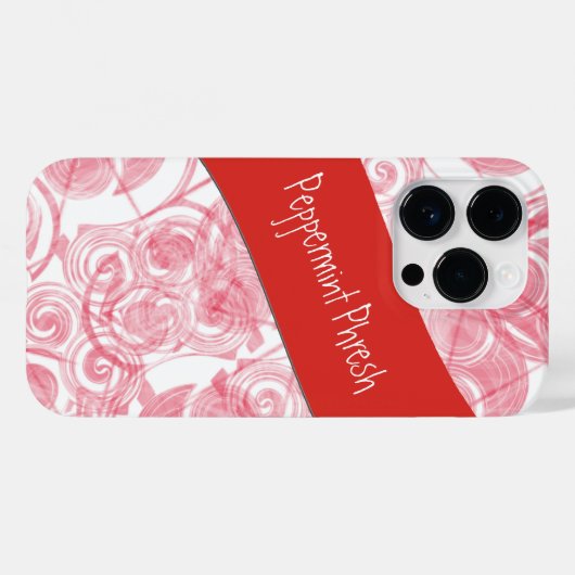 Hintergrundvorlage für Red Spiral Case-Mate iPhone Hülle (Rückseite (Horizontal))