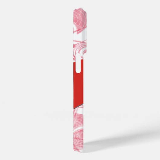 Hintergrundvorlage für Red Spiral Case-Mate iPhone Hülle (Rückseite / Rechts)