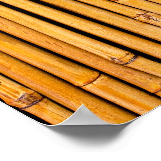 Hintergrundvorlage für tropisch-hawaiianisches Bam Poster (Ecke)