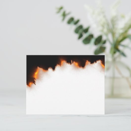 Hintergrundvorlagenbereich zum Brennen von Papier Postkarte (Stehend Vorderseite)