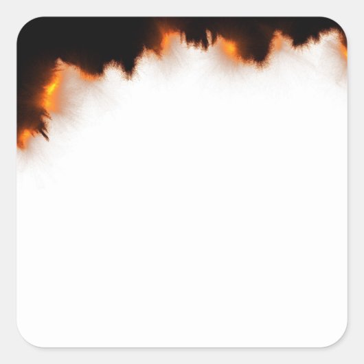 Hintergrundvorlagenbereich zum Brennen von Papier Quadratischer Aufkleber (Vorderseite)