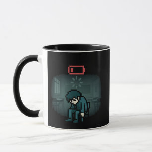 Hinterherhinkend im echten Leben – Gamer-Stimmung Tasse