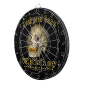 Hinterhof-Brand-Whisky Dartscheibe (Vorderseite rechts)