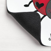 Hinterhof-Buggyen · Lächelnder Marienkäfer Mousepad (Ecke)