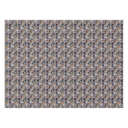 Hinterhof Hühner auf Glitzer Hintergrund Tischdecke (Vorderseite (Horizontal))