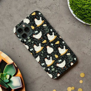Hinterhof-Hühner-Mama Dark Botanical iPhone Case-Mate iPhone 14 Pro Max Hülle