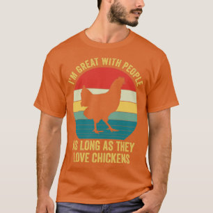 Hinterhof-Hühnerbauer Lustig Liebe Hühner T-Shirt