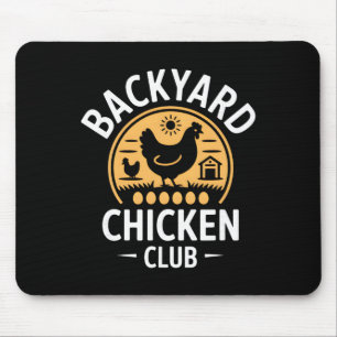 Hinterhof Hühnerclub Frische Eier Täglich Farm Leb Mousepad