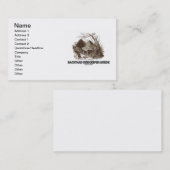 Hinterhof-Imker-Innere (Bienenstock im Garten) Visitenkarte (Vorne/Hinten)