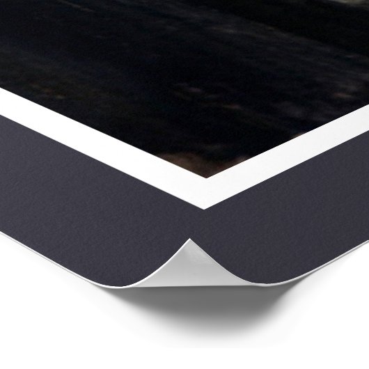 Hinterhof in Italien Poster (Ecke)