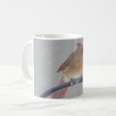 Hinterhof-Kardinal Kaffeetasse (Vorderseite Links)