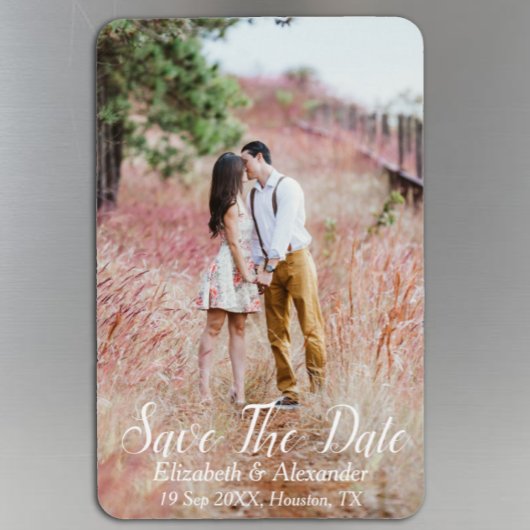 Hinterhof Land Save The Date Magnet