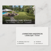 Hinterhof Landscaping Visitenkarte (Vorne/Hinten)