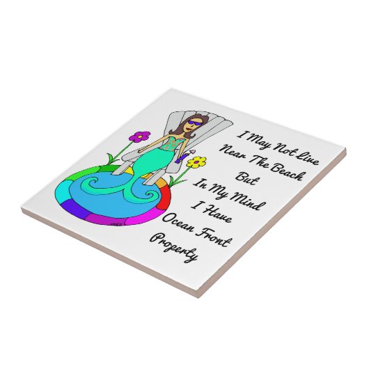 Hinterhof-Meerjungfrau "ich kann möglicherweise Fliese (Seite)