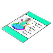 Hinterhof Meerjungfrau "Ich wohne vielleicht nicht Notizblock (Linke Seite)