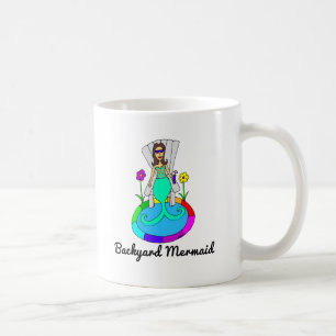 Hinterhof-Meerjungfrau Kaffeetasse