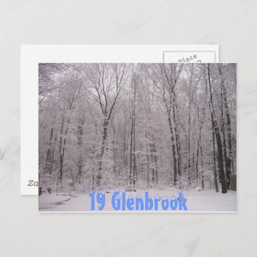 Hinterhof Postkarte (Vorne/Hinten)