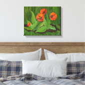 Hinterhof Tulips gepackte Leinwand (Insitu (Schlafzimmer))
