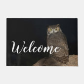 Hinterhof-Virginia-Uhu Fußmatte (Vorderseite)