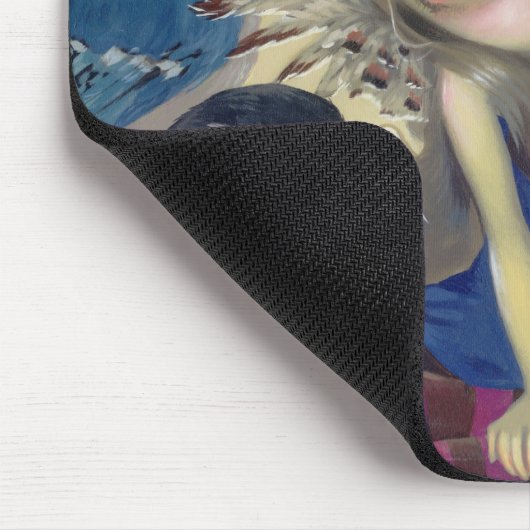 "Hinterhof-Vögel" Mousepad (Ecke)