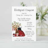 HinterhofCampout Einladung (Stehend Vorderseite)