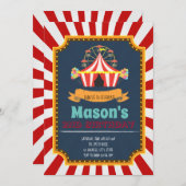 Hinterhofkarnevals-Party Einladung (Vorne/Hinten)