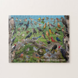 Hinterhofvögel auf der Insel Rhode Puzzle