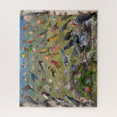 Hinterhofvögel aus Michigan Puzzle (Vertikal)