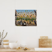 Hinterhofvögel im Norden Poster (Küche)