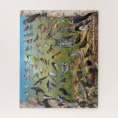 Hinterhofvögel in Nord-Dakota Puzzle (Vertikal)