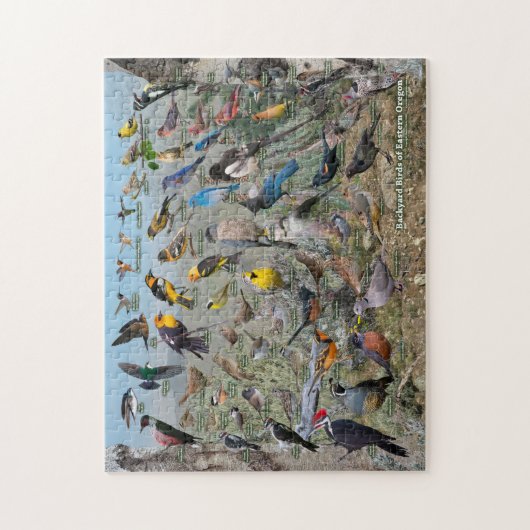 Hinterhofvögel in Oregon Puzzle (Vertikal)