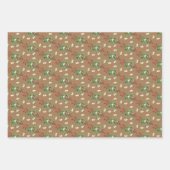 Hinterhofvögel und Blume Geschenkpapier Set (Vorderseite 3)