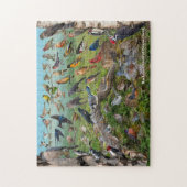 Hinterhofvögel von Connecticut Puzzle (Vertikal)