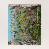 Hinterhofvögel von Massachusetts Puzzle (Vertikal)