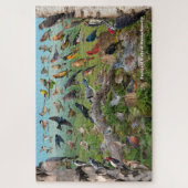 Hinterhofvögel von Massachusetts Puzzle (Vertikal)