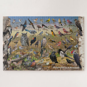 Hinterhofvögel von Minnesota Puzzle