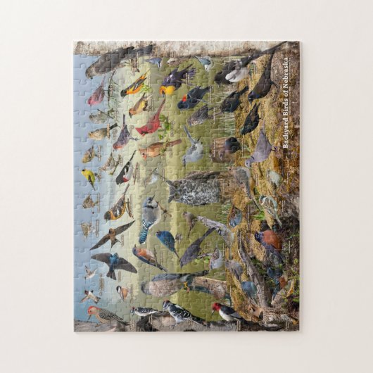 Hinterhofvögel von Nebraska Puzzle (Vertikal)