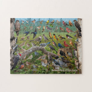 Hinterhofvögel von Nova Scotia Puzzle