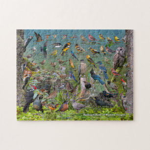 Hinterhofvögel von Western Oregon Puzzle