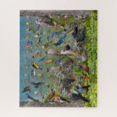 Hinterhofvögel von Western Oregon Puzzle (Vertikal)