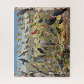 Hinterhofvögel von Wisconsin Puzzle (Vertikal)