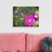 Hinterhofzauber Leinwanddruck (Insitu (Wohnzimmer))