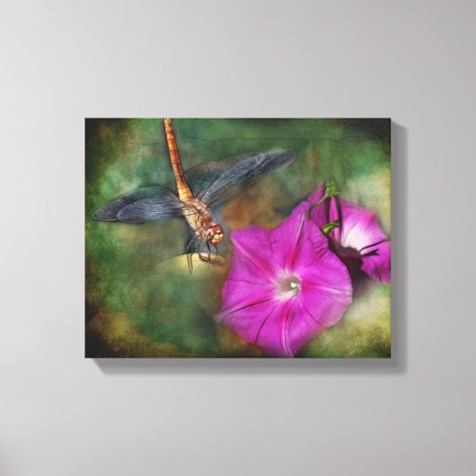 Hinterhofzauber Leinwanddruck (Vorderseite)