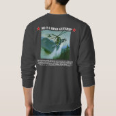 Hinterhubschrauber-Sweatshirt des Sowjet-MI-24 Sweatshirt (Rückseite)