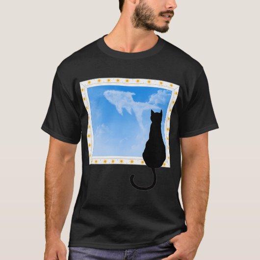 Hinterkatze (Tag-Version) T-Shirt (Vorderseite)