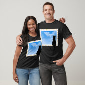Hinterkatze (Tag-Version) T-Shirt (Unisex)