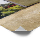 Hinterkopf-Kunst Poster (Ecke)