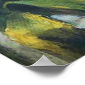 Hinterkopf-Kunst Poster (Ecke)